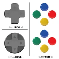10pcsset joystick rocker cap thumb grips cover cross circular d pad button caps for nintendo switch joy con game console