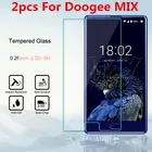 2 шт. мобильный телефон Стекло Экран протектор Закаленное Стекло Для Doogee MIX Стекло сотовом телефоне Защитная пленка для телефона