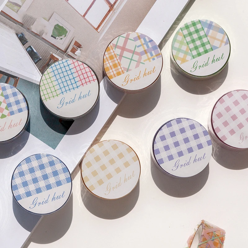 Сетка хижина изоляционная лента ПЭТ Водонепроницаемый Цвет клетчатая Лоскутная