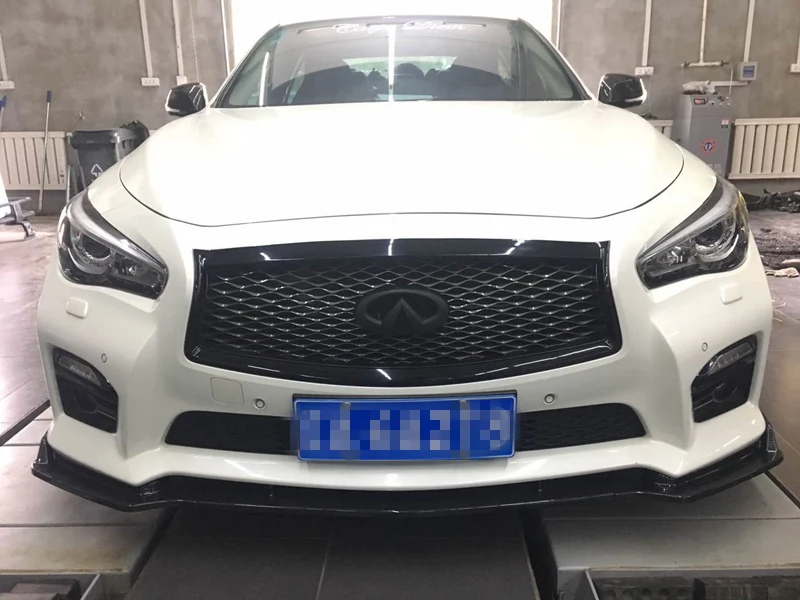 Спойлер для Infiniti Q50 2015 2018 задний спойлер ABS диффузор переднего бампера защитные