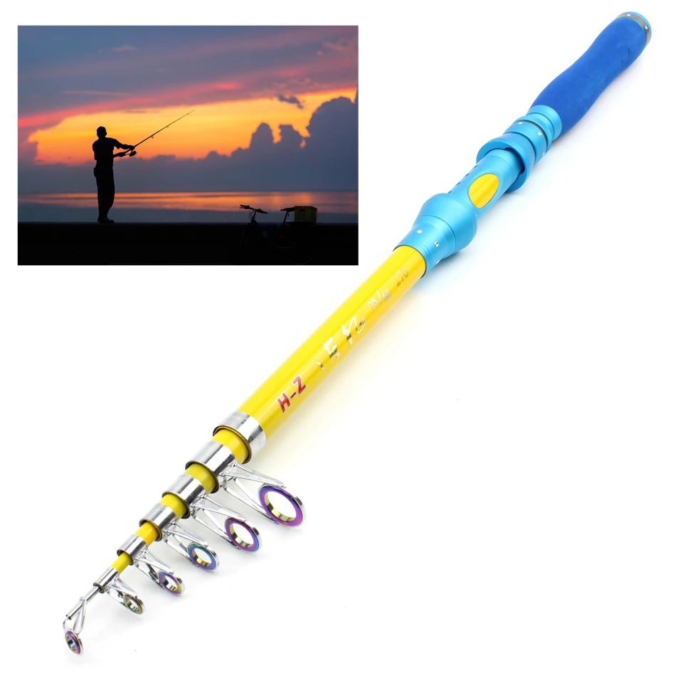 

Low price 1.8m 2.7m 3.0m Telescopic Fishing Rod Carbon carp pole Spinning Rods for Fresh Salt Water Tackle Rocky sea fishing