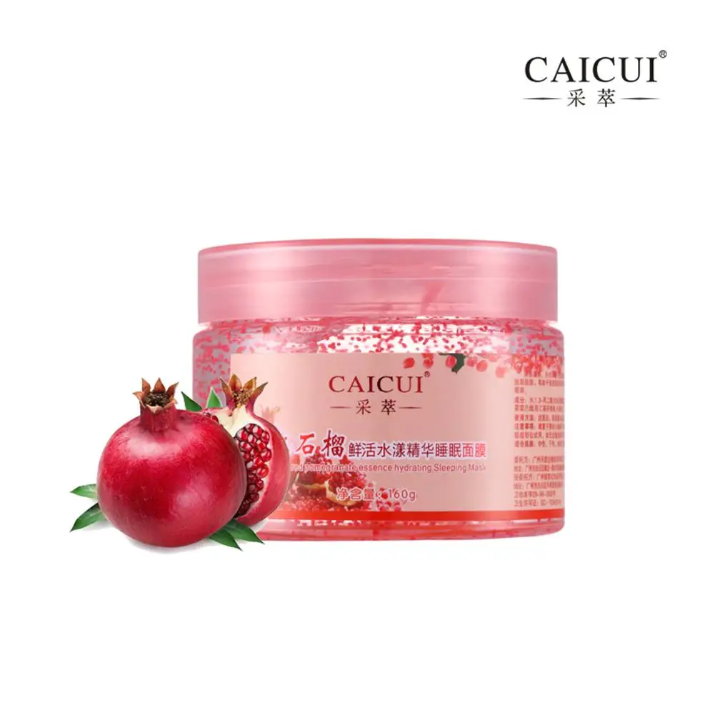 

Маска увлажняющая маска для сна с красным гранатом, средство для удаления темных точек, маска против морщин и старения кожи, уход за кожей ли...