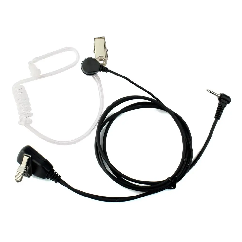 Retevis T 001 1 Pin PTT MIC шумоподавление Скрытая воздушная Акустическая трубка Inera наушник