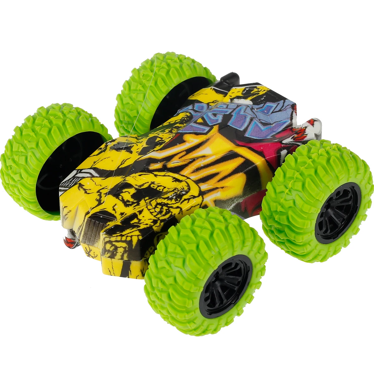 

Inertia Cars Toy Double-sided Friction Power Car 360 Rotation Vibration Inertial Car Strong Power Push and Go Vehicles Kids Gift
