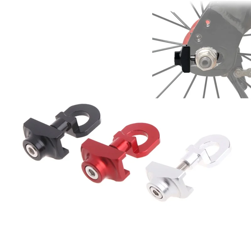 

Bike Ultralight Aluminum BMX Chain Tensioner Fastener Chain Adjuster for BYA412 DIY Modification