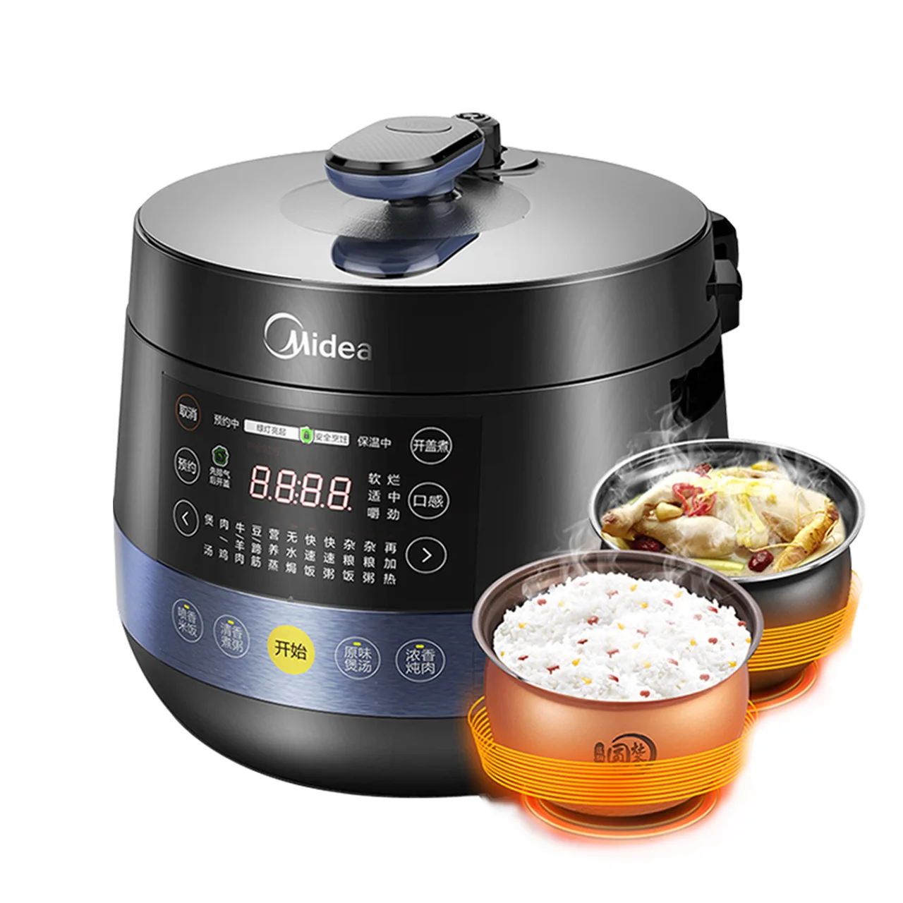 

Pressure Cooker household Multi-Function Double Liner 5L Liter Pressure Cooker Electric Cooker Delivery 220V