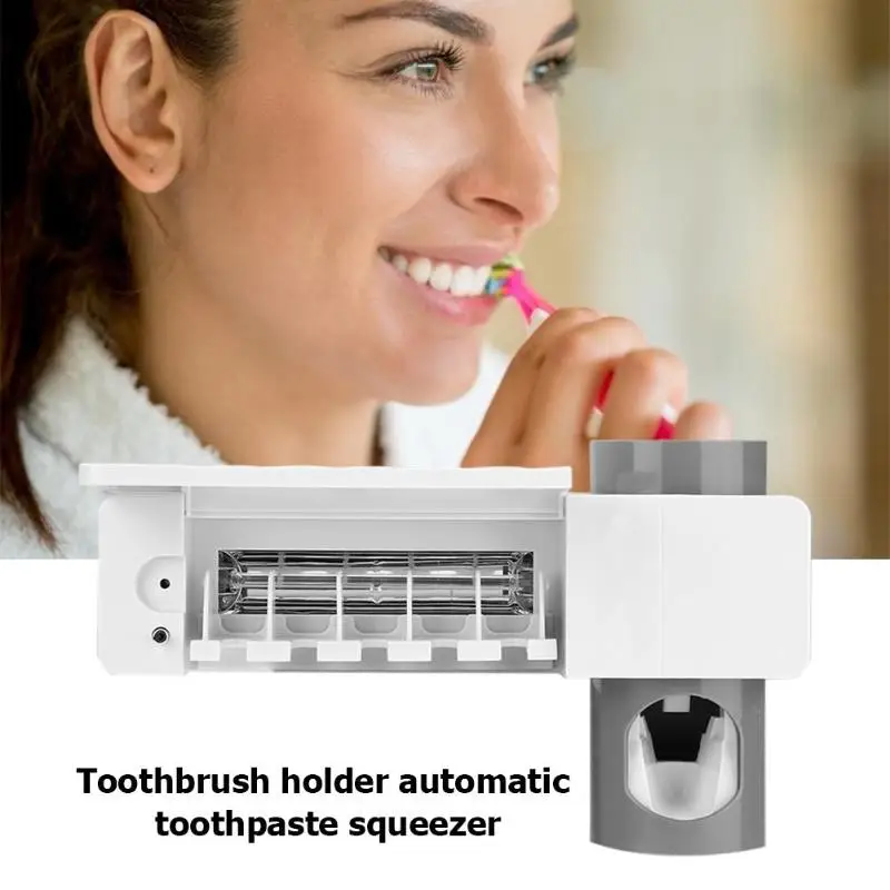 2 в 1 УФ стерилизатор зубных щеток Держатель автоматическая Зубная паста