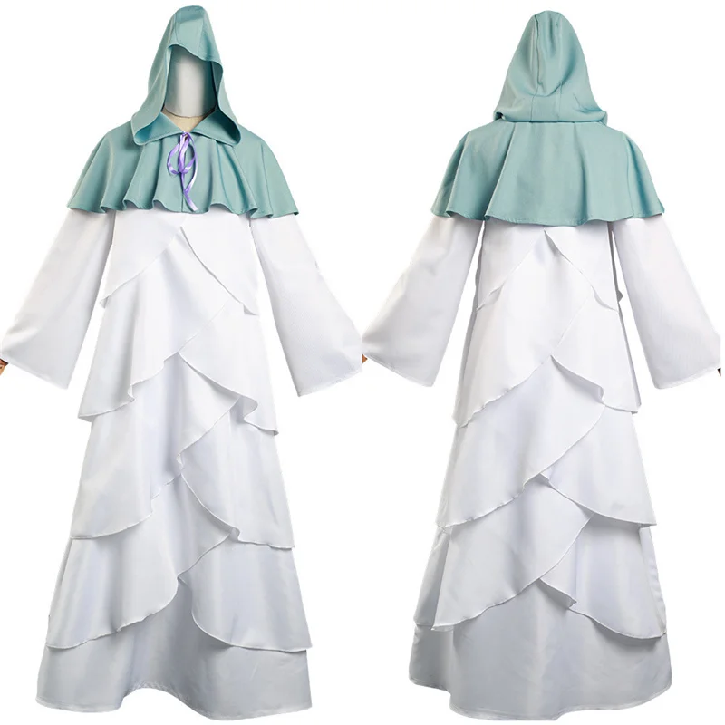 

The Promised Neverland Yakusoku no Neverland Mujika Cosplay Costume Robe Cloak Woman Dress Outfits Halloween Carnival Suit