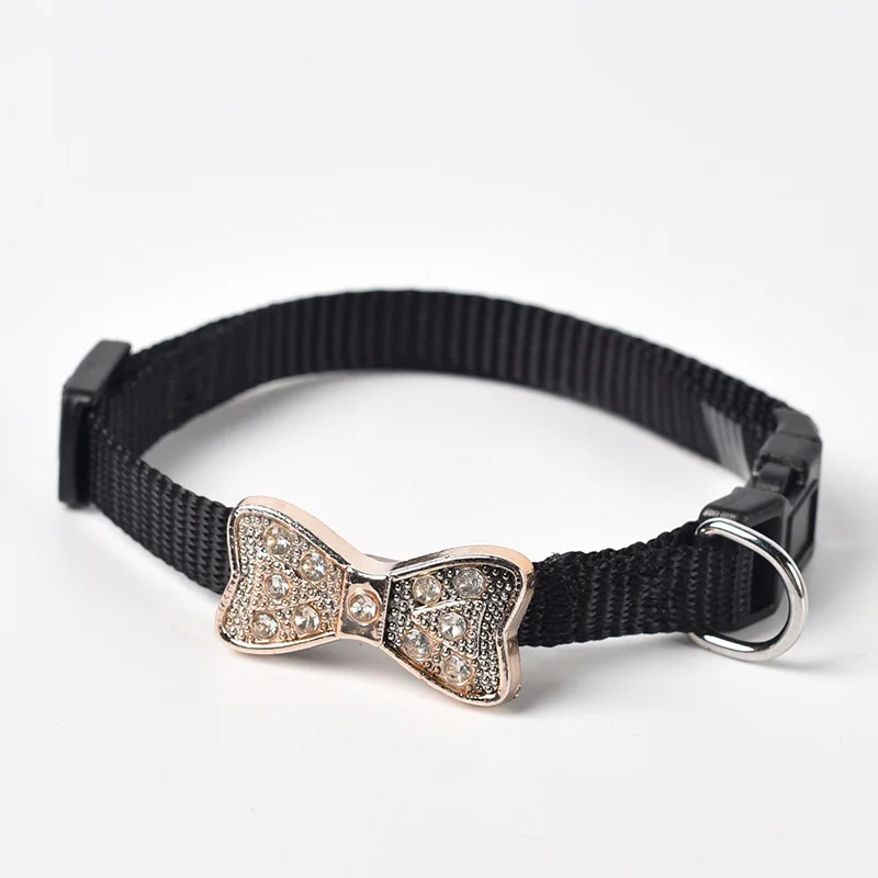 

Pet Dog Supplies Dog Butterfly Collar Small Bell Alligator Bone Pet Collar Accessory Pet Supply Dog Collar For Small Medium Dog
