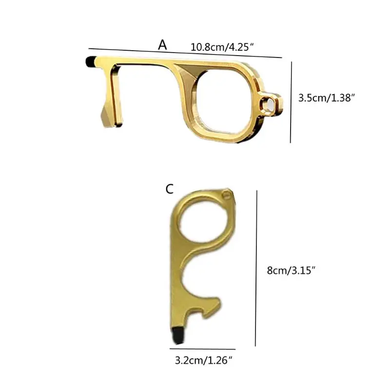 Бесконтактный Открыватель для дверей инструмент ключей с сенсорными экранами