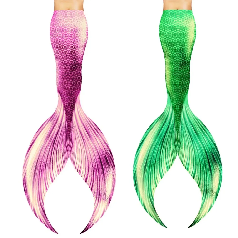 Изготовленные на заказ одеяло хвост русалки Swimable Русалка Моноласты хвосты для