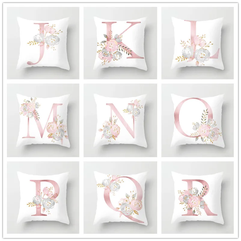 Детские сувениры подушка с буквами чехол свадебные подарки для гостей подружка