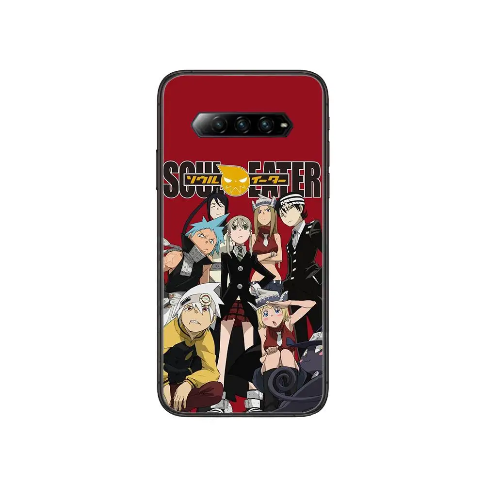 

anime soul eater Anime Phone Case For xiaomi Black Shark 2 3 3s 4 Pro Helo Black Cover Silicone Back Prett