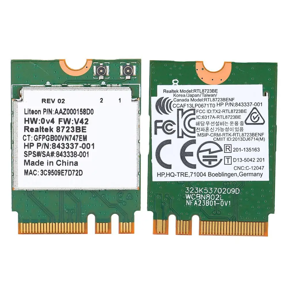 2 4G Bluetooth WIFI беспроводная карта в 1 для Dell/Toshiba/Acer/Asus с NGFF Mini Card | Компьютеры и офис