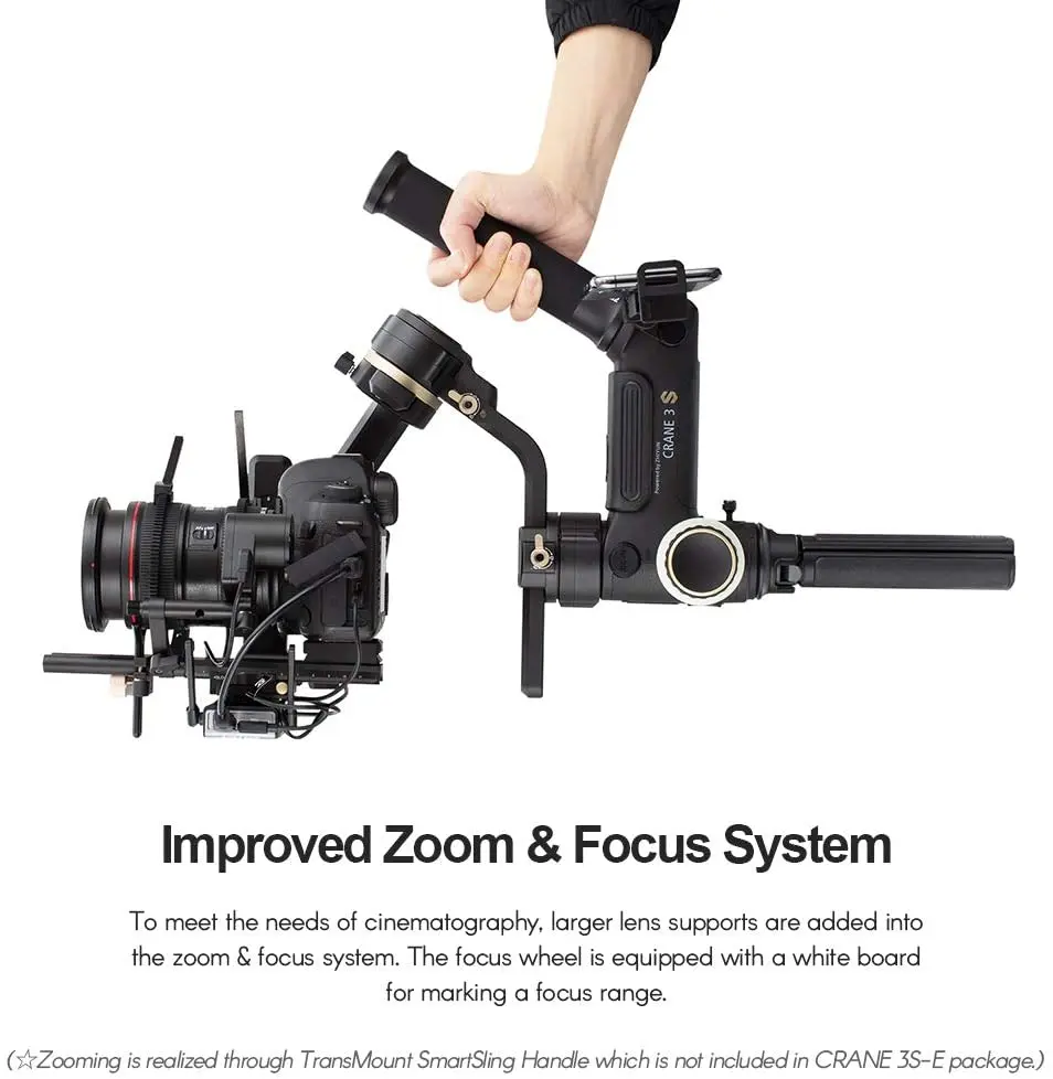 Zhiyun Crane 3 осевой стабилизатор для Nikon D850 Gimbal dslr camera Sony A9 A7R Canon 1DX Mark II 5D 6D gh5 PK