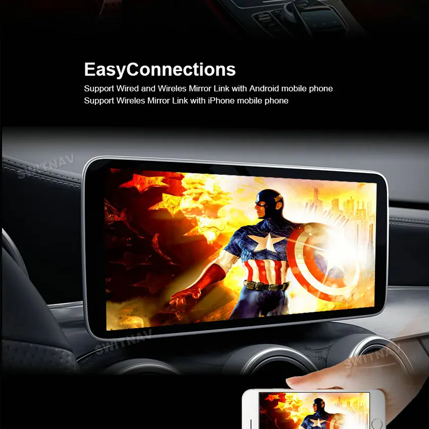 SWITNAV Qualcomm Android 9,0 автомобильный dvd-плеер для Benz E class 2 дверного купе C207 A207 автомобильный аудио gps 4G дисплей монитор экран