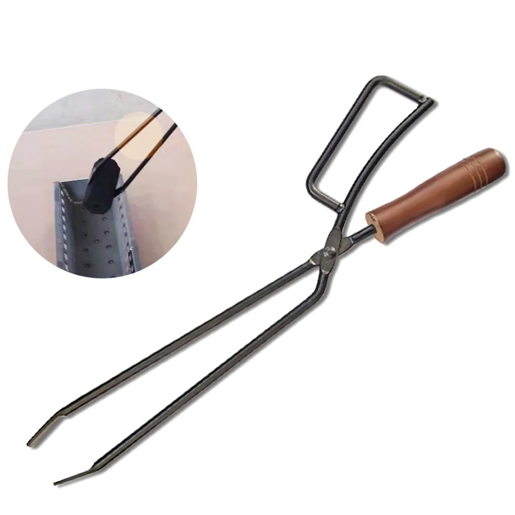 

Metal Heat Resistant Barbecue Tong Food BBQ Grill Carbon Oven Cooking Tong Salad Charcoal Clamp Meat Clip Kitchen Supplies Tool