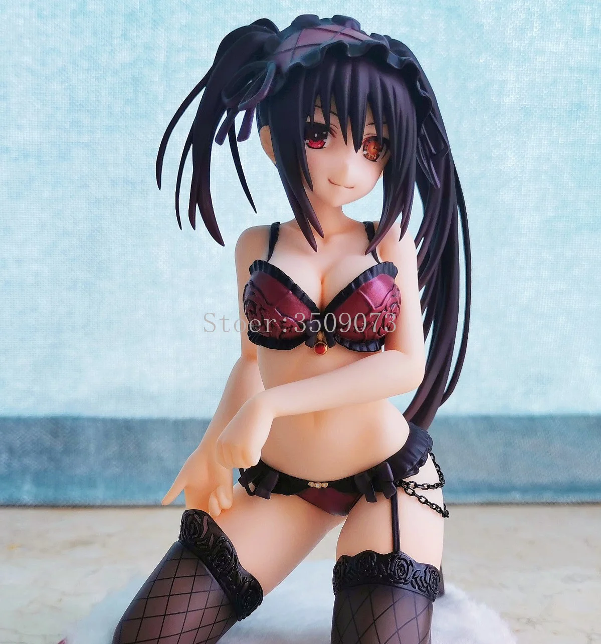 

16cm Date A Live Tokisaki Kurumi Anime Sexy Girl Figure Toys Kneeling Ver. PVC Action Figure Toys Collection Model Doll Gift