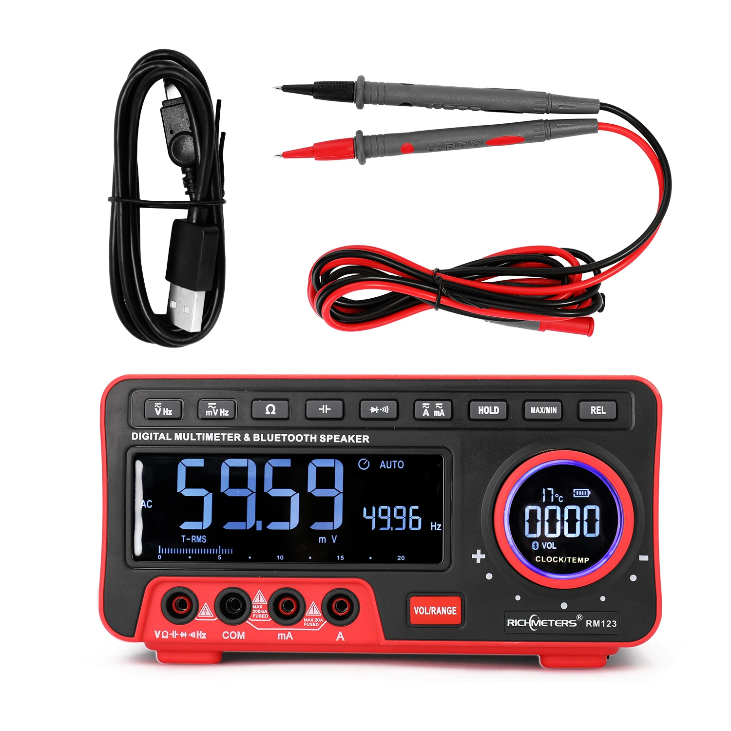RICHMETERS AN888S Многофункциональный цифровой мультиметр 19999 отсчетов высокой точности