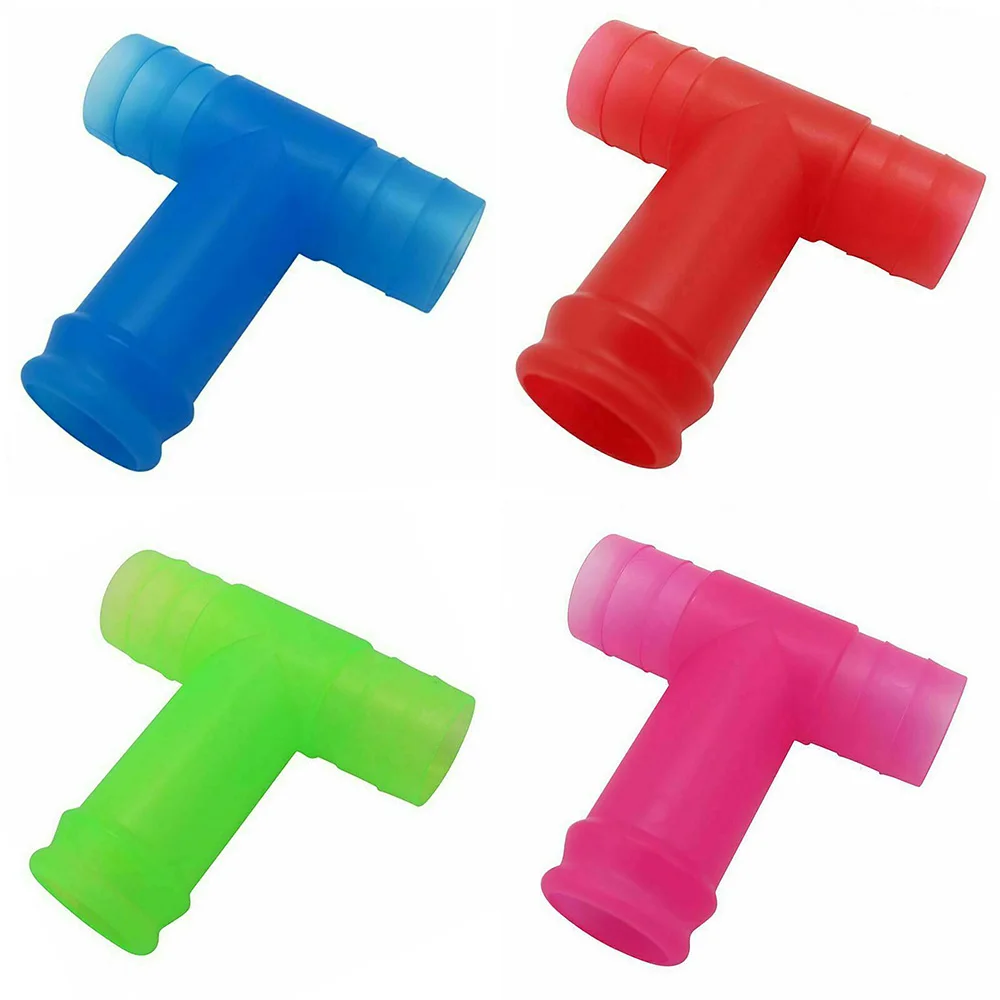 T Образная Трубка для питья пива двойная бутылка соединитель напитков вечеринок