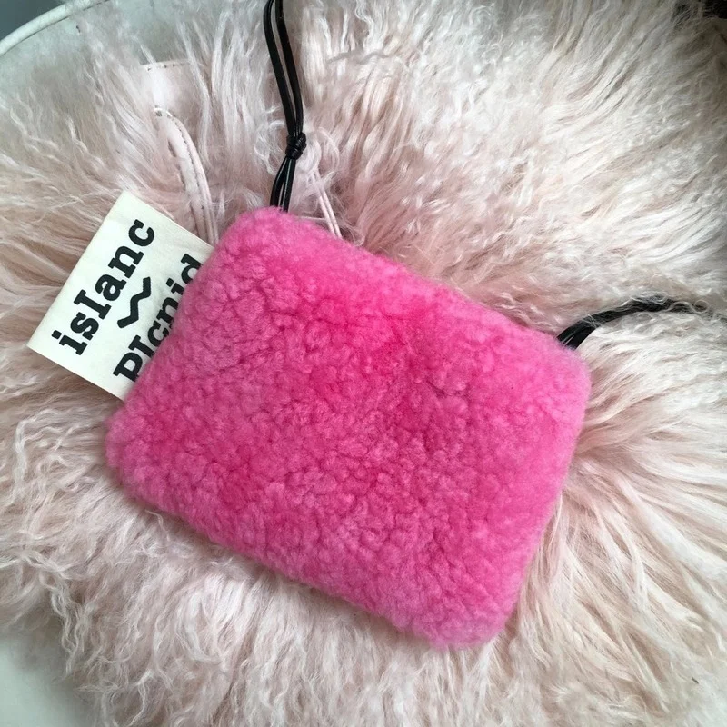 

Женские сумки известных дизайнеров, новинка 2021, модная женская сумка через плечо с овечьими кудрями, универсальная Диагональная Сумка, коше...