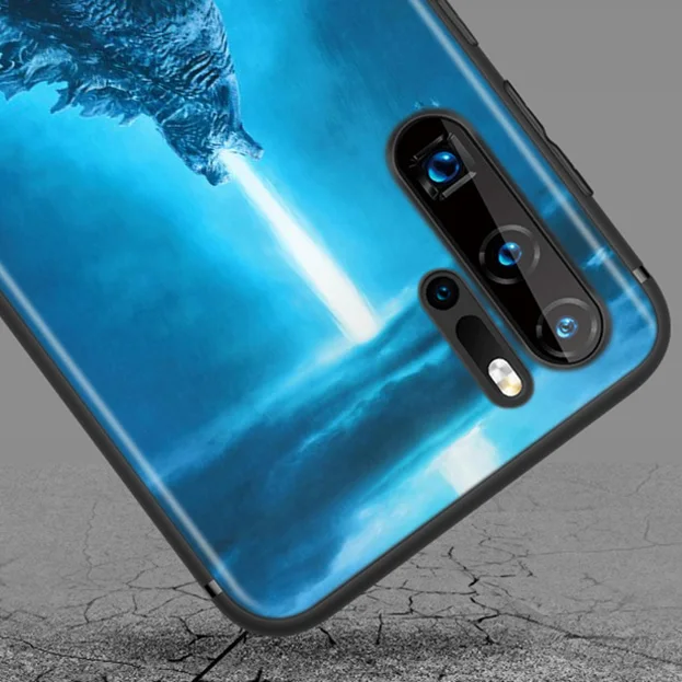 

Cool Monster King For Huawei P50 P40 P30 P20 P10 P9 P8 Lite Mini E 5G Pro Plus Black Phone Case