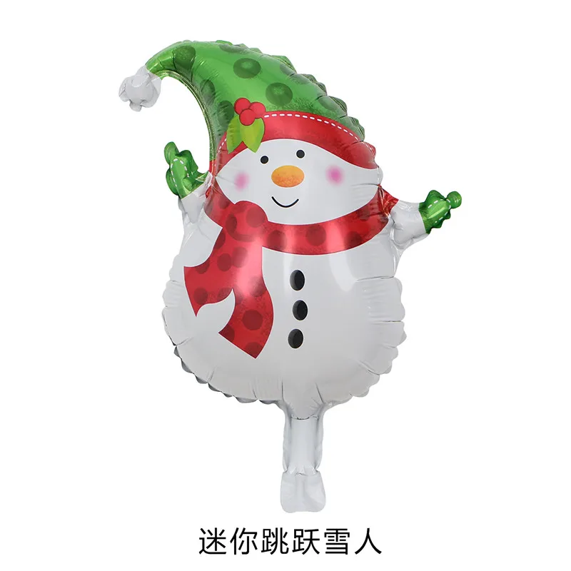 6 шт для рождественской вечеринки воздушные шары Санта Клаус Фольга баллон из