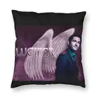 Подушка для гостиной, 40x40, с принтом, с изображением дьявола, Морнингстар