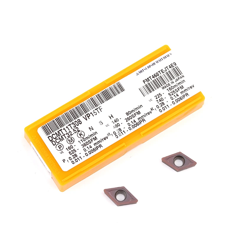 

10PCS DCMT11T304 DCMT11T308 UE6020 US735 VP15TF carbide turning tool turning tool milling cutter CNC cutting tool