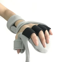 fixed finger corrector functional fracture rehabilitation hand wrist splint immobilizer adjustable resting corrector grey fixed