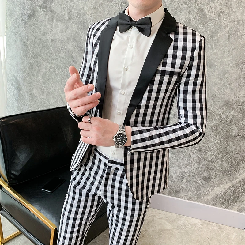 2019 Новинка осени Для мужчин с длинным рукавом Бизнес повседневный комплект