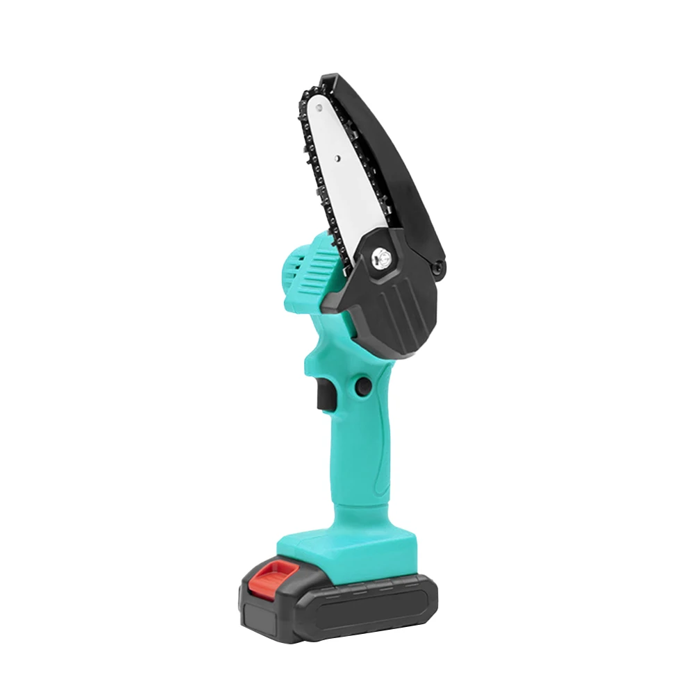 

4 Inch Mini Cordless Chainsaw Portable Rechargeable One-Hand Electric Pruning Saw Wood Cutter Garden Pruning Tool