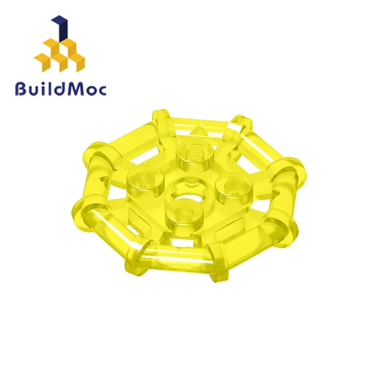 BuildMOC 75937 Модифицированная пластина 2x2 с рамкой восьмиугольный для строительных