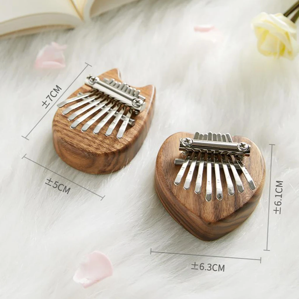 Портативный Новый Кристалл 8 клавиш мини калимба большой палец пианино