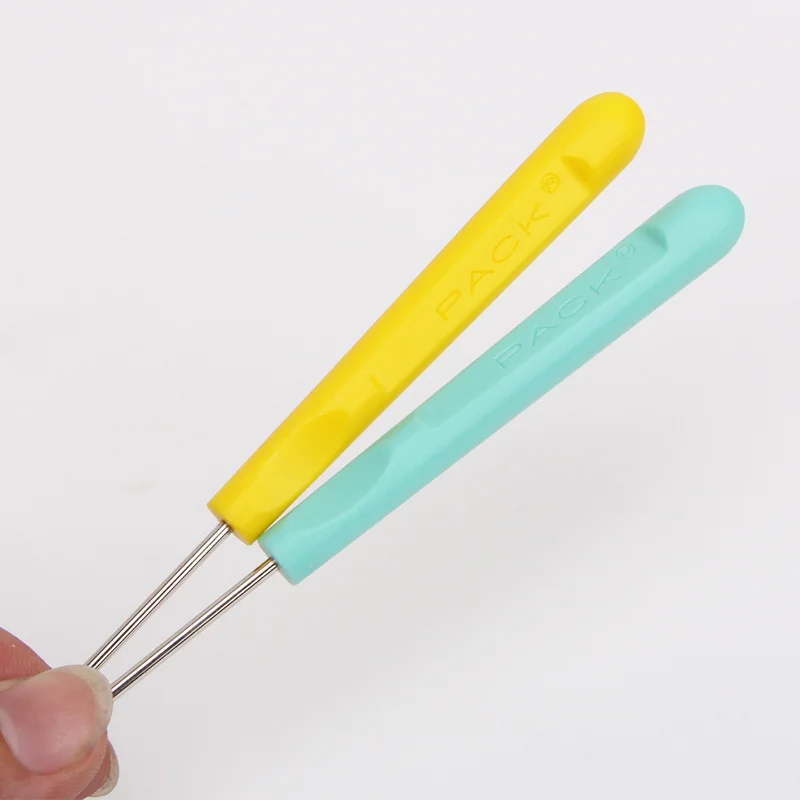 3 шт. пластиковые ручки для шитья шило спицы стальные кромки вязания крючком