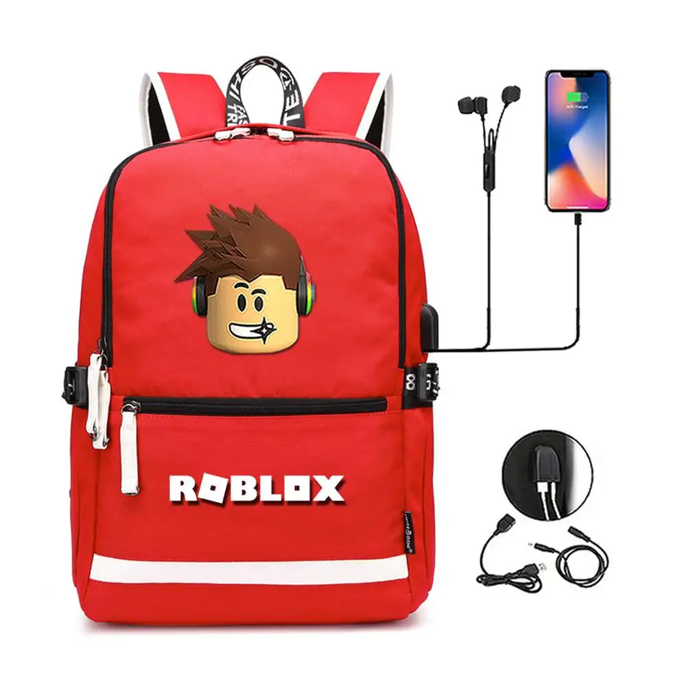 Модный женский рюкзак с USB-разъемом, школьные ранцы с принтом, вместительная сумка из ткани Оксфорд для ноутбука, детская школьная сумка
