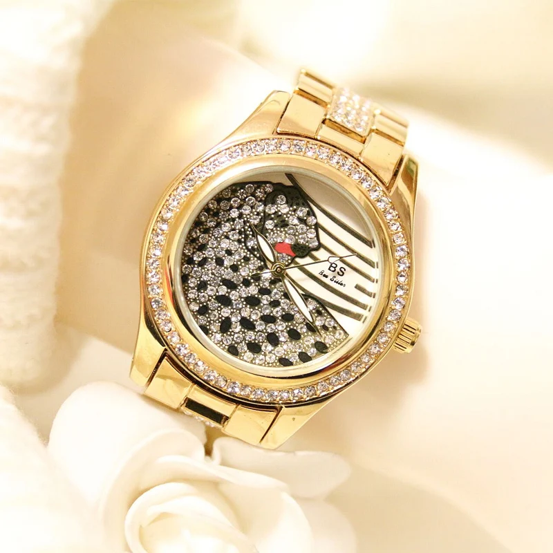Женские часы с бриллиантами лучший люксовый бренд 2018 стильные золотые женские