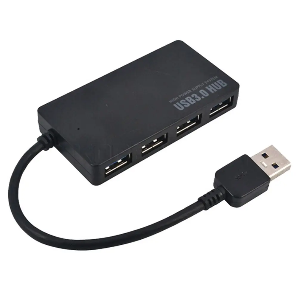 Мульти USB 3 0 концентратор 4 порта Высокоскоростной тонкий компактный