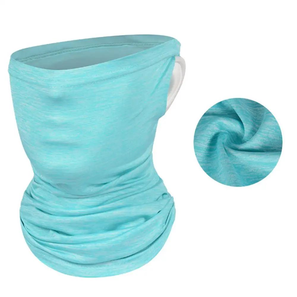 Ice Silk Sheer Шарф ушные петли шеи Gaiter УФ Защита от пыли бандана Велосипедный спорт