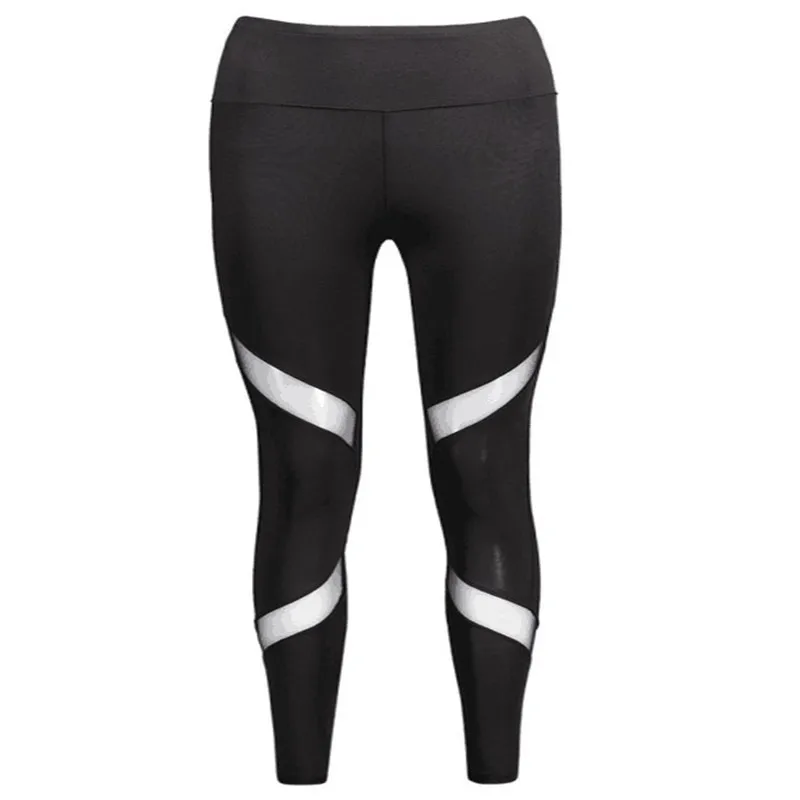 Сетчатые дышащие колготки для фитнеса женские эластичные спортивные леггинсы