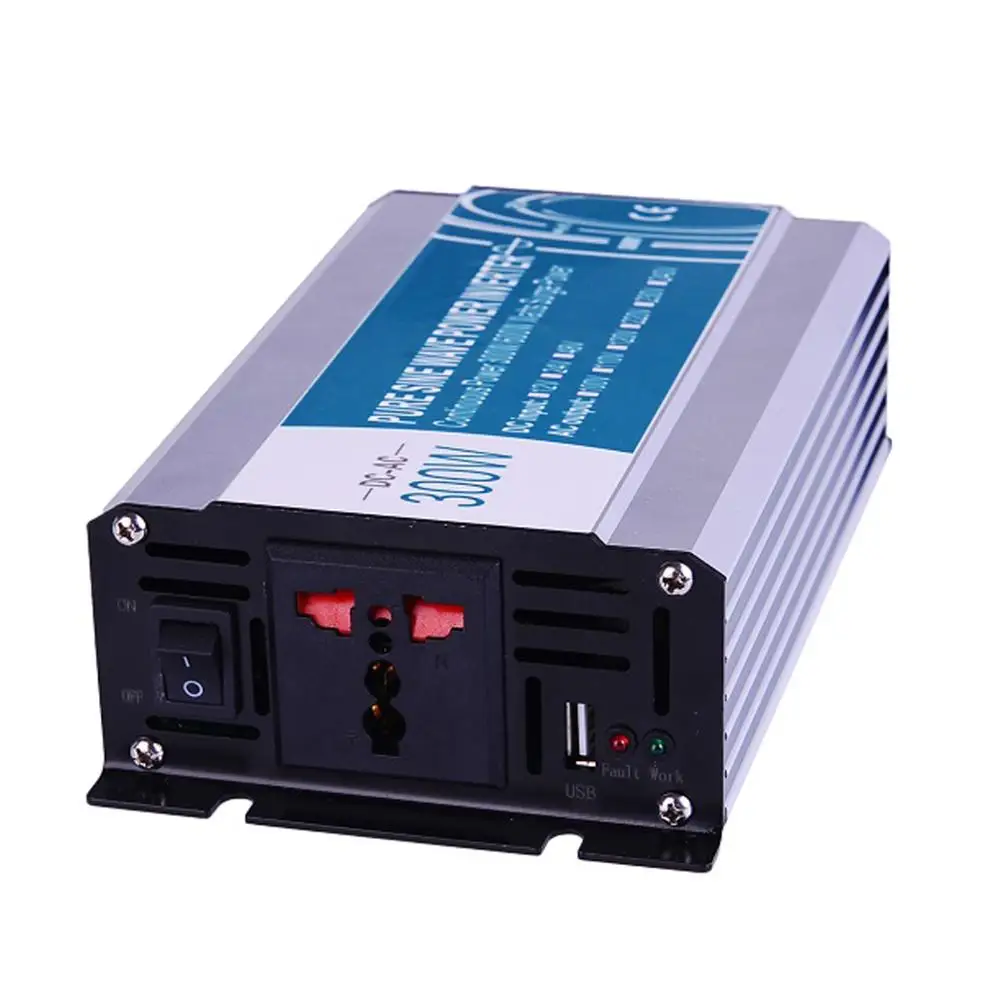 Высокочастотный инвертор с немодулированным синусоидальным сигналом 300 Вт 12/24 В