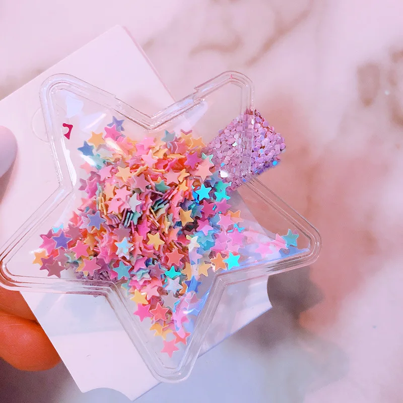 Детские заколки для волос 1 шт. пластиковые яркие цвета прозрачные звезда сердце