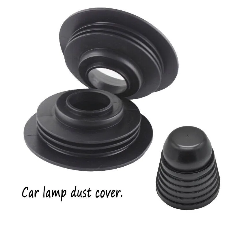

2PCS Universal LED Headlight Headlamp H4 H11 H7 H1 Car Dust Cover Rubber Waterproof Dustproof