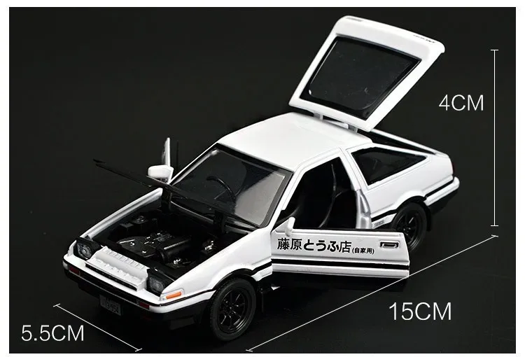 1:28 Начальная д Тойота Королла AE86 сплава модели автомобилей Trueno металл литья под давлением быстро Авто оттягивать игрушки суперкар для коллекции