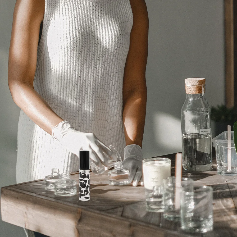 

4pcs Empty Perfume Bottle Glass Perfume Dispenser Portable Sprayer Refill Bottle