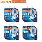 Галогенные лампы OSRAM H7 H3 H49003 H1 H9 H11 9005HB3 9006HB4, Автомобильные противотуманные фары белого, холодного синего цвета, 12 В, 5000 К (1 пара)