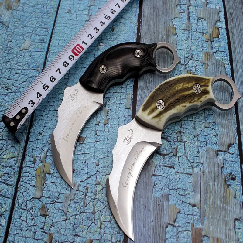 Профессиональный Военный нож Karambit с когтями боевой мачете тактические охотничьи