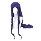 Парик Shirogane Tsumugi для косплея, Длинные Синтетические волосы из темно-синего цвета, парик из данганронпа: Trigger для счастливого хаоса, 100 см