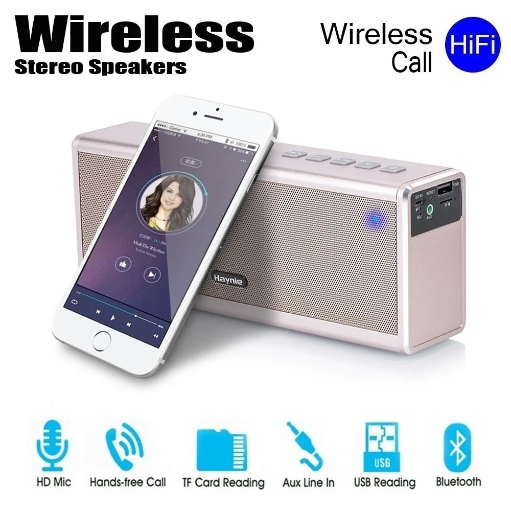 

Bluetooth-Колонка портативная, 20 Вт, 4400 мА · ч
