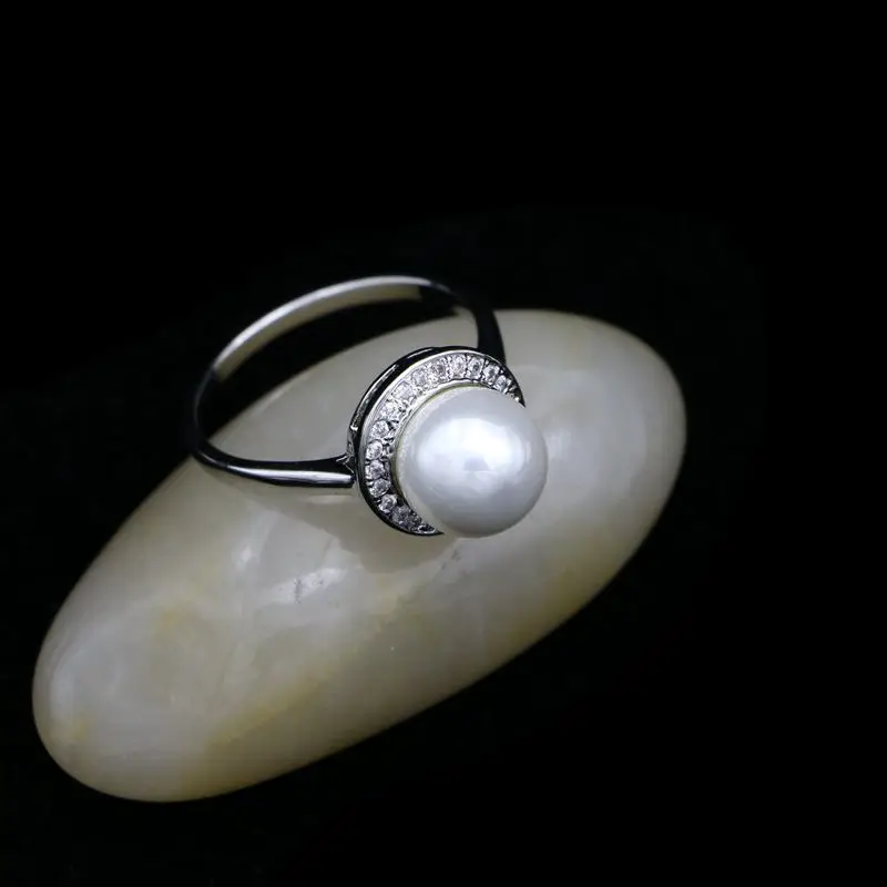 Белые жемчужные бусы Свадебные Ювелирные наборы для женщин